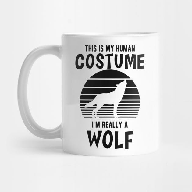 Wolf - This is my human costume I'm really a wolf by KC Happy Shop